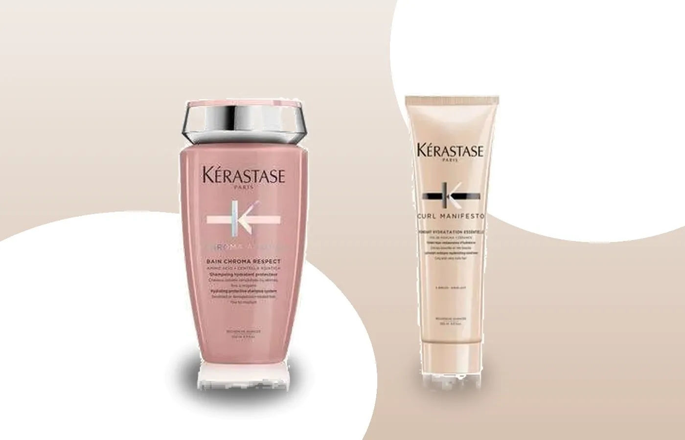 Kérastase Chroma Absolu Haarbad und Curl Manifesto Pflege