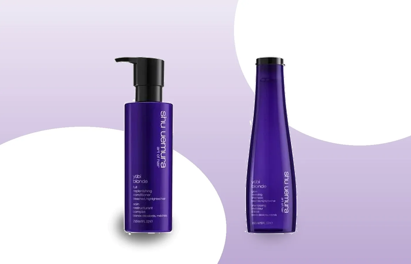 Shu Uemura Art of Hair Conditioner und Shampoo in Violett